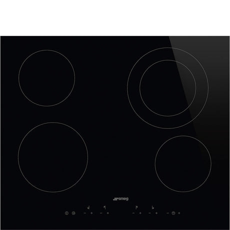 EAN 8017709233730 - Smeg Universal SE364ETD hobs Negro Integrado 60 cm Cerámico 4 zona(s) imagen 1