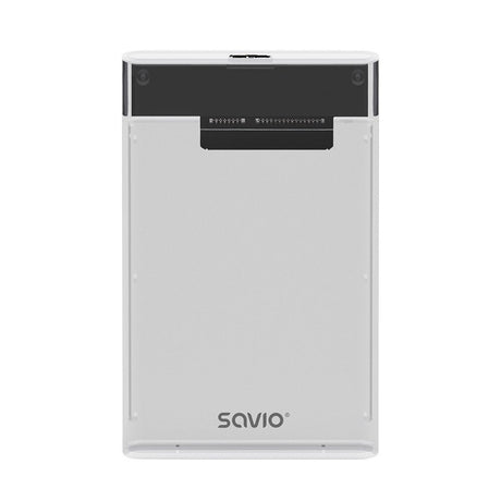 EAN 5901986048176 - Savio AK-66 caja para disco duro externo Carcasa de disco duro/SSD Negro, Transparente 2.5" imagen 1
