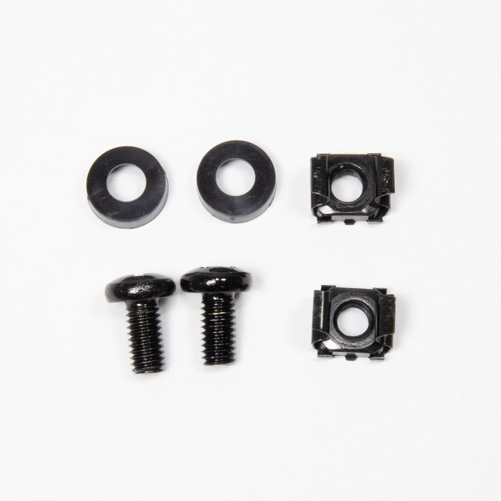Inter-Tech 19" Regleta Guiacables , 1 2u, 22x482x50mm Negro.
