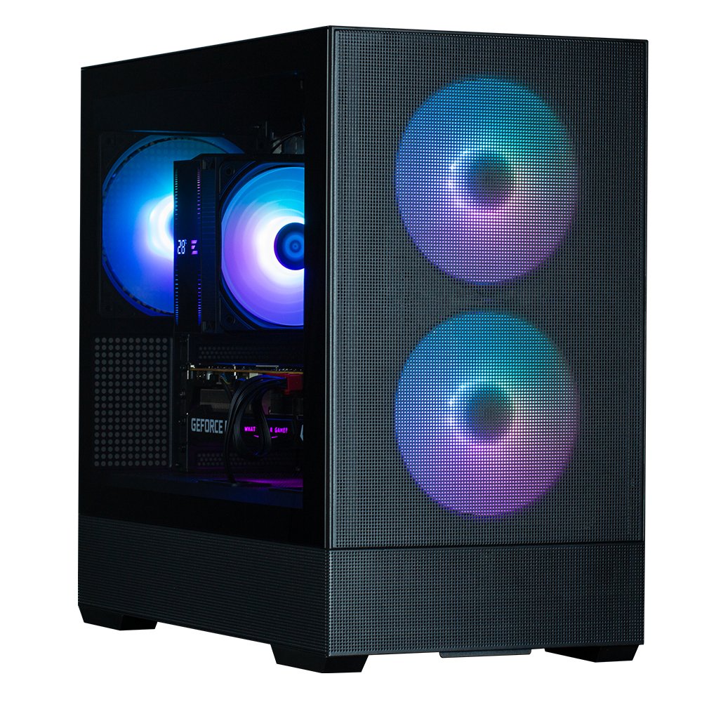 Caja Pc P30air Matx Mini Argb Ventiladoresx3 Negro