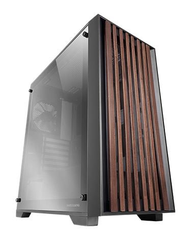 Caja Semitorre Atx Mc-Woodc Negro Mars Gaming Bahías Int.:2x3'5, 3x2'5/2xusb2.0, 1xusb3.0/ Audio In-Out