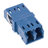 Adaptador De Fibra Óptica Inline Duplex Lc/Lc Sm Funda De Cerámica Azul