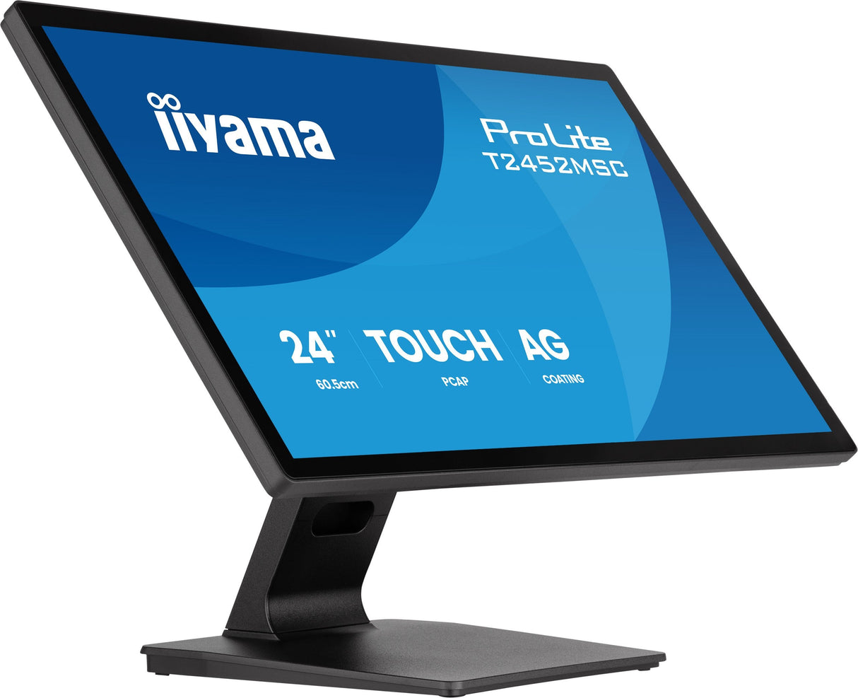 Iiyama Prolite T2452msc-B2ag (60.5 Cm (24 Zoll), Negro (Matt), Fhd, Ips, Touchscreen, Hdmi, Dp, Entspiegelung, 120hz Panel) T2452msc-B2ag