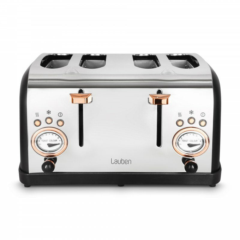 EAN 4260645681033 - Lauben LBN4ST1500BC tostadora 6 4 rebanada(s) 1500 W Negro, Acero inoxidable imagen 4