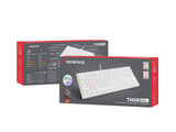 Genesis Thor 404 Tkl Biala Rgb Kailh Box Brown V2