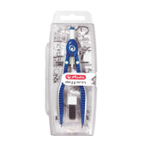 Herlitz My.Pen Zirkel, Azul-Blanco