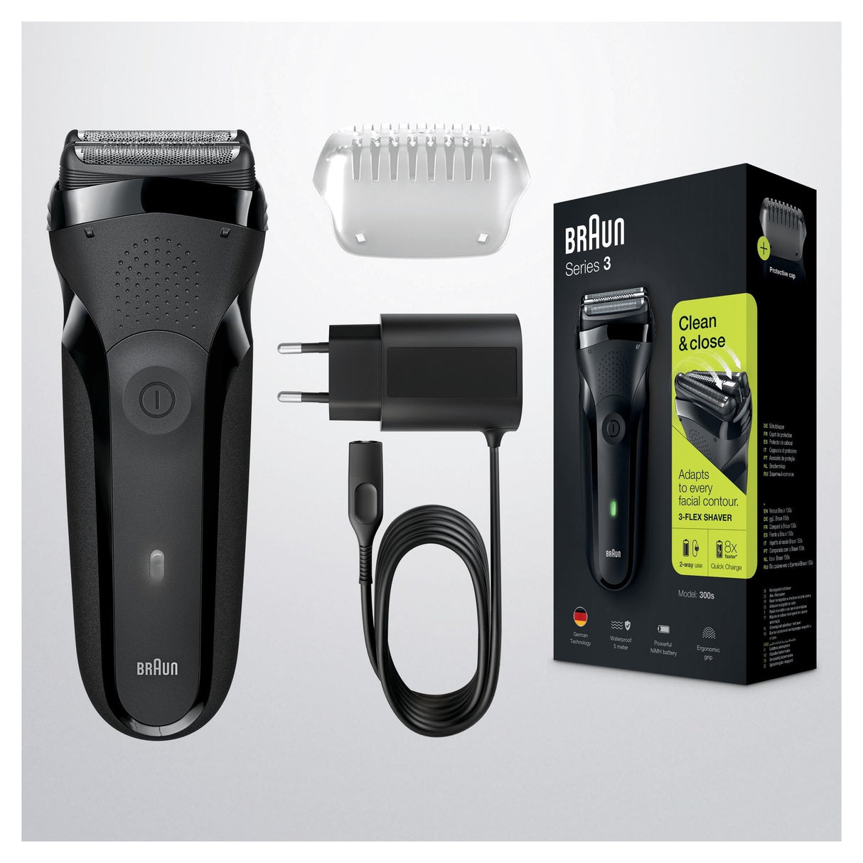 EAN 4210201276357 - Braun Series 3 81702941 afeitadora Máquina de afeitar de láminas Recortadora Negro imagen 6