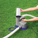 Bestway 58093 -  Filtro De Agua Tipo I Para Depuradora De Cartucho 1.249 Litros - Hora Blanco 8 X 8 X 18 Cm