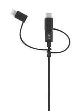 Câble T Nb 3en1 Usb - Lightning / Micro-Usb / Usb-C M/M 1,5m (Negro)