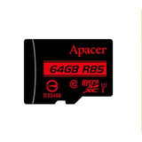 Tarjeta De Memoria Apacer 64gb Xc Uhs 1 Con Adaptador Clase 10 85mbs