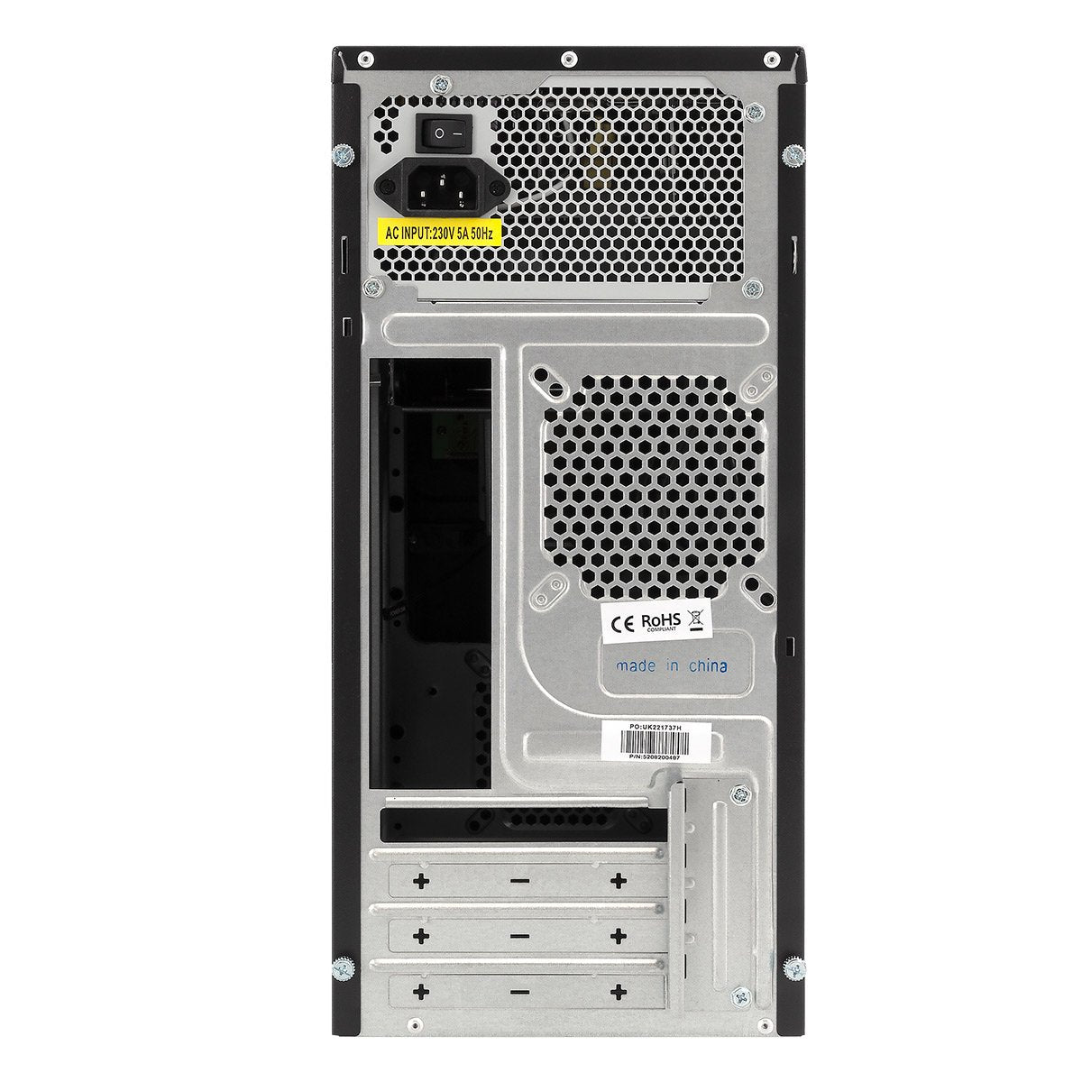 Caja Pc Unykach Semitorre Matx 6023 U3 2usb3.0 500w Negra 51992