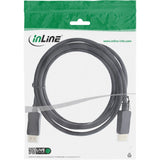 Inline® Displayport 1.4 Cable, Negro, Gold-Plated Contacts, 5m