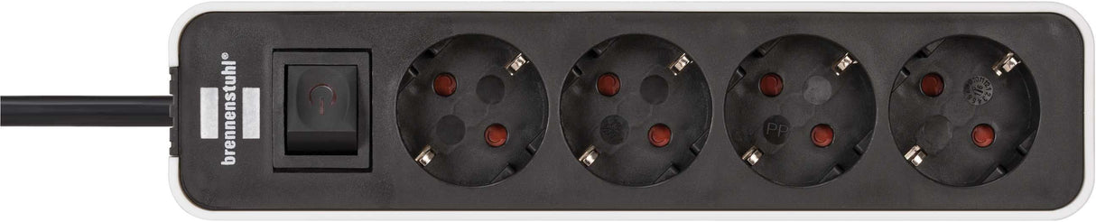 Brennenstuhl 1153240020 Base Múltiple 1,5 M 4 Salidas Ac Interior Blanco