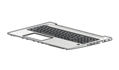 Hp L45090-041 Refacción Para Notebook Carcasa Inferior Con Teclado