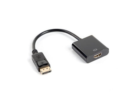 EAN 5901969408720 - Lanberg AD-0009-BK adaptador de cable de vídeo 0,1 m DisplayPort HDMI tipo A (Estándar) Negro imagen 1