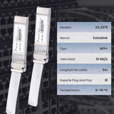 EAN 5902560362275 - Extralink EX.2275 Cable de fibra óptica e InfiniBand SFP+ Negro imagen 5