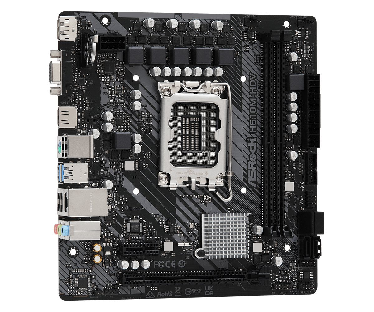 EAN 4710483936661 - Asrock H610M-HDV Intel H610 LGA 1700 micro ATX imagen 4