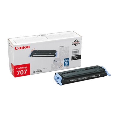 EAN 4960999270470 - Canon 707 Black Toner Cartridge cartucho de tóner 1 pieza(s) Original Negro imagen 1