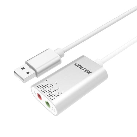 EAN 4894160024404 - UNITEK Y-247A convertidor de audio Plata imagen 1