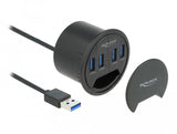Delock 4 Port Tisch-Hub Mit 4x Superspeed Usb Typ-A Port