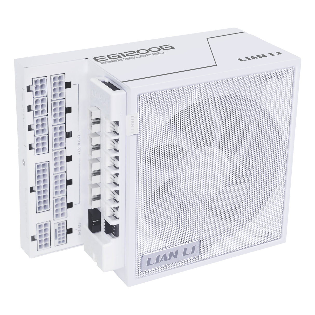 EAN 4718466017123 - Lian Li EG1200G unidad de fuente de alimentación 1200 W 24-pin ATX SFX Blanco imagen 8