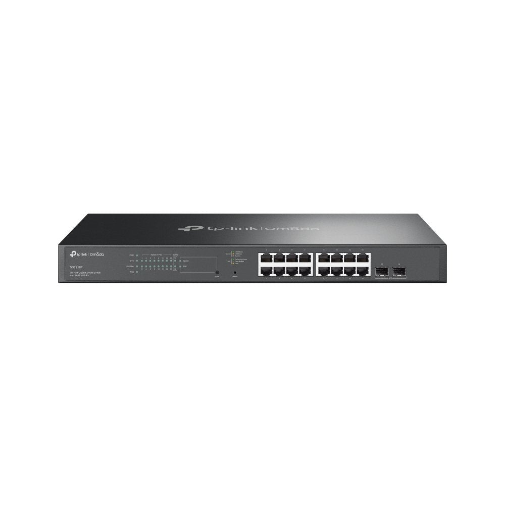 Tp-Link Tl-Sg2218p Switch L2/L2+ Gigabit Ethernet [10/100/1000] Energía Sobre Ethernet [Poe] 1u Negro