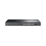 Tp-Link Tl-Sg2218p Switch L2/L2+ Gigabit Ethernet [10/100/1000] Energía Sobre Ethernet [Poe] 1u Negro