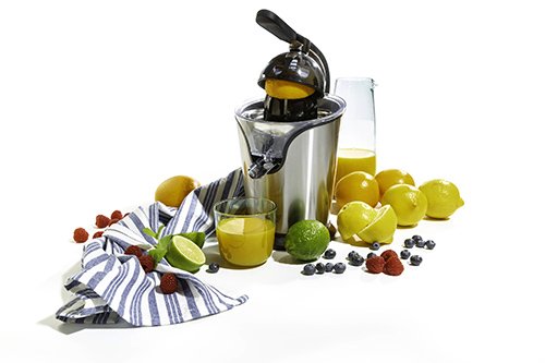 EAN 5902934830287 - Camry Premium CR 4006 prensa de cítricos eléctricos 500 W Negro, Plata imagen 7