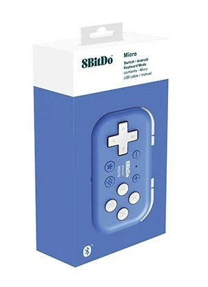 8bitdo Micro Bluetooth Gamepad Azul, Para Nintendo Switch, Android, Raspberry Pi  Ret00384