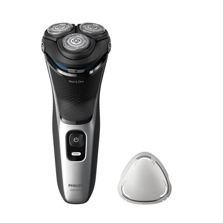 EAN 8720689018531 - Philips 3000 series S3143/00 afeitadora Máquina de afeitar de rotación Recortadora Negro, Plata imagen 1