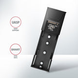Axagon Eem2-Gtsa Caja Para Disco Duro Externo Caja Externa Para Unidad De Estado Sólido (Ssd) Gris M.2