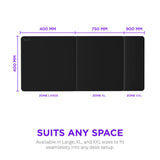 Nzxt Zone Mauspad Large 400x400mm Black Mm-Lrgsp-Bk Retail