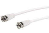 Schwaiger Sat Empfängercable 75 Db 1,5m Blanco