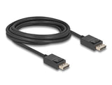 Delock 80494 Cable Displayport 16k 30 Hz / 8k 60 Hz 40 Gbps 3 M