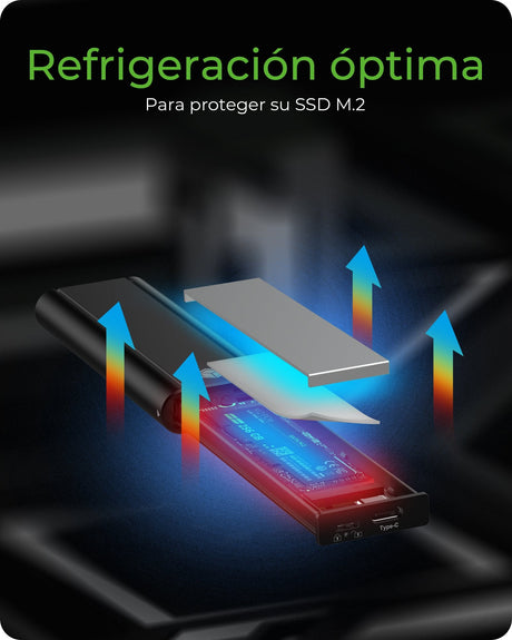 EAN 4250078172925 - ICY BOX IB-1807MT-C31 Caja externa para unidad de estado sólido (SSD) Negro M.2 imagen 6