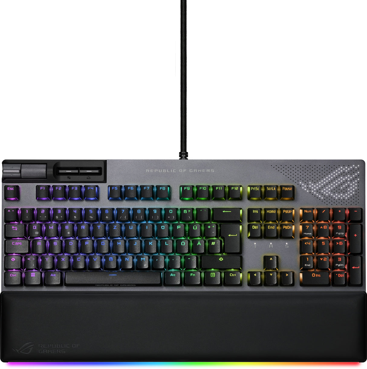 EAN 4711081428350 - ASUS ROG Strix Flare II Animate teclado Juego USB QWERTZ Alemán Negro imagen 1