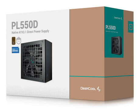 EAN 6933412720973 - DeepCool PL550D unidad de fuente de alimentación 550 W 20+4 pin ATX ATX Negro imagen 8