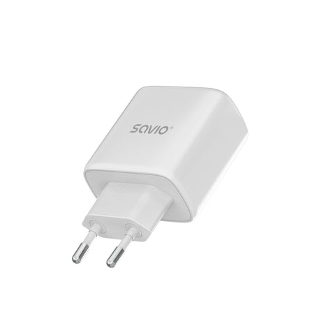 EAN 5901986046905 - Savio LA-06 USB Type A & C Quick Charge Power Delivery 3.0 Indoor Tableta, Teléfono Blanco Corriente alte imagen 4