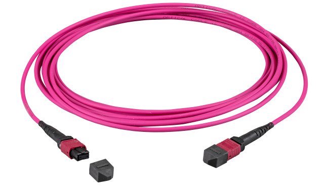 Efb Mtp(F)-Mtp(F) Cable De Red Om4 12 Fasern Tipo B Lszh Erika-Violeta 2m