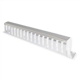 48,26cm 19pulgadas Placa Frontal 1 He Con Rangierkanal 40x80mm Gris
