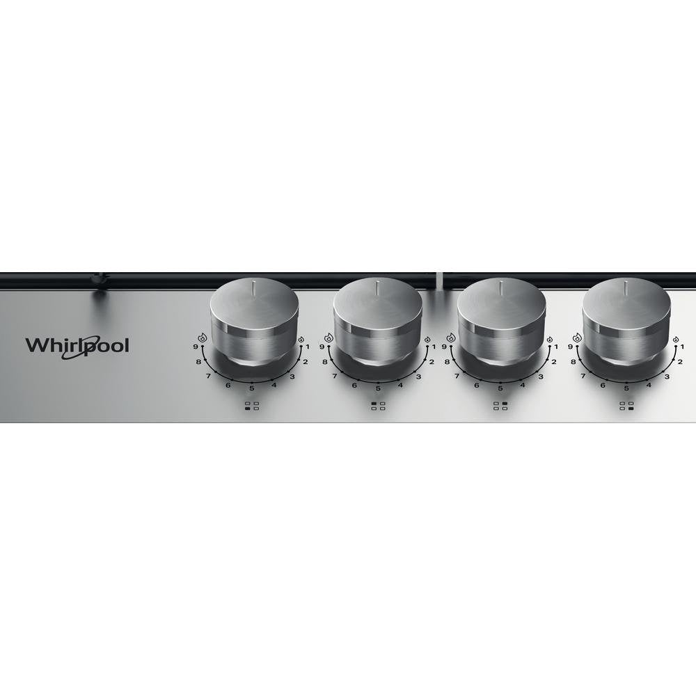 Whirlpool Tgml 650 Ix Hobs Plata Integrado Encimera De Gas 4 Zona(S)