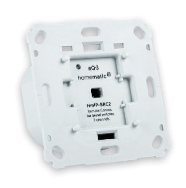 Homematic Ip Interruptor De Pared Smart Home Para Interruptores De 2 Elementos (Hmip-Brc2) 152000a0