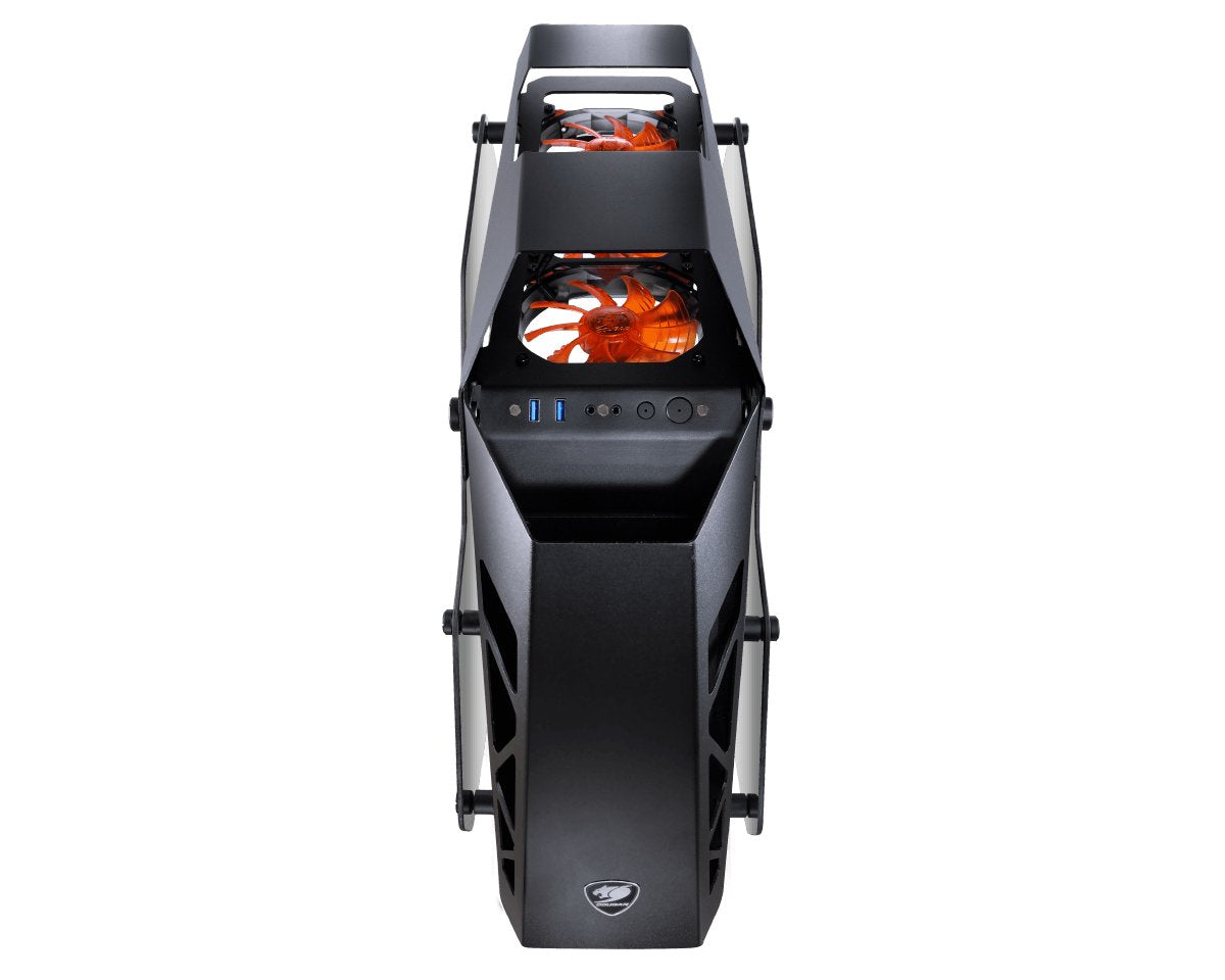 Caja  Pc Cougar Miditorre Conquer Cristal Templado