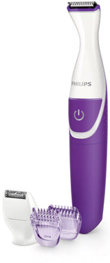 EAN 8710103860044 - Philips Essential BRT383/15 depiladora bikini Mojado y seco Violeta, Blanco imagen 1