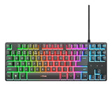 EAN 8713439258868 - Trust GXT 833 Thado TKL teclado Juego USB QWERTY Inglés de EE. UU. Negro imagen 2