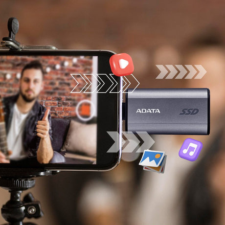 EAN 4711085948311 - ADATA SC750 2 TB USB Tipo C 3.2 Gen 2 (3.1 Gen 2) Gris imagen 7