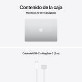 Apple Macbook Air 15,3' M5 10-Core Cpu 16gb 512gb Ssd 10-Core Gpu Plata