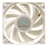 Ventilador Pc Silverstone Fm122 Blanco 120x120x32 Con Regulador Plata