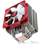 Raijintek Themis Evo Procesador Enfriador 12 Cm Metálico, Rojo, Blanco