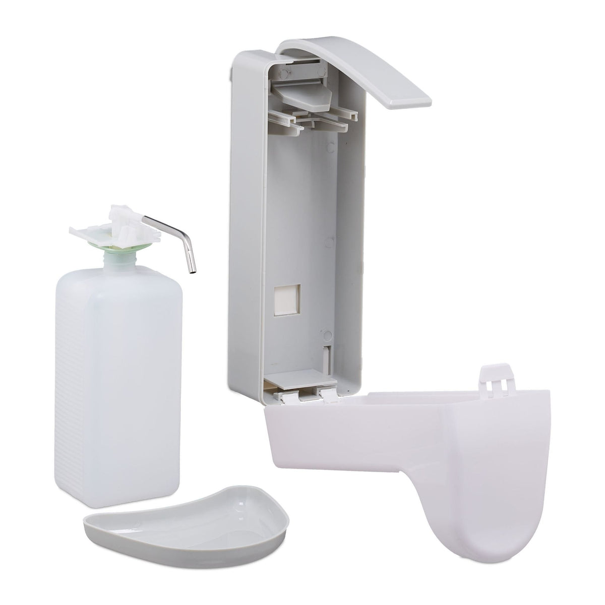 Relaxdays Seifenspender 1,0 L Blanco